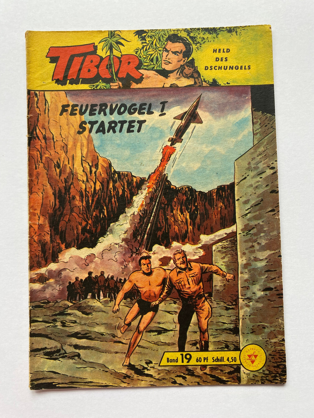Nr. 19 Tibor Held des Dschungels Feuervogel 1 startet Lehning Verlag Comic Heft