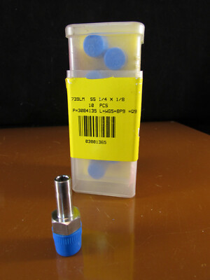 HAM-LET 03001365, SS Tube Adapter, 1/4'' Tube OD x 1/8'' MNPT, SS-4-TA-1-2