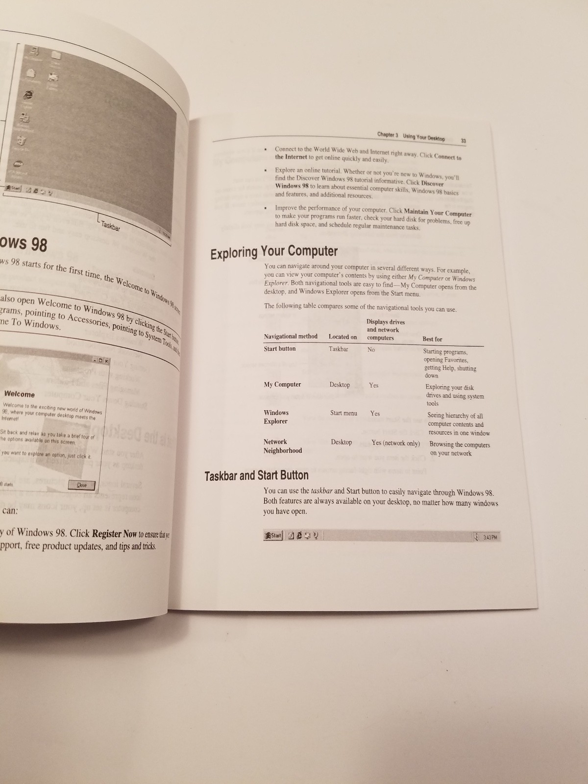 Microsoft Windows 98 SE Manual w/COA and Product Key NO CD