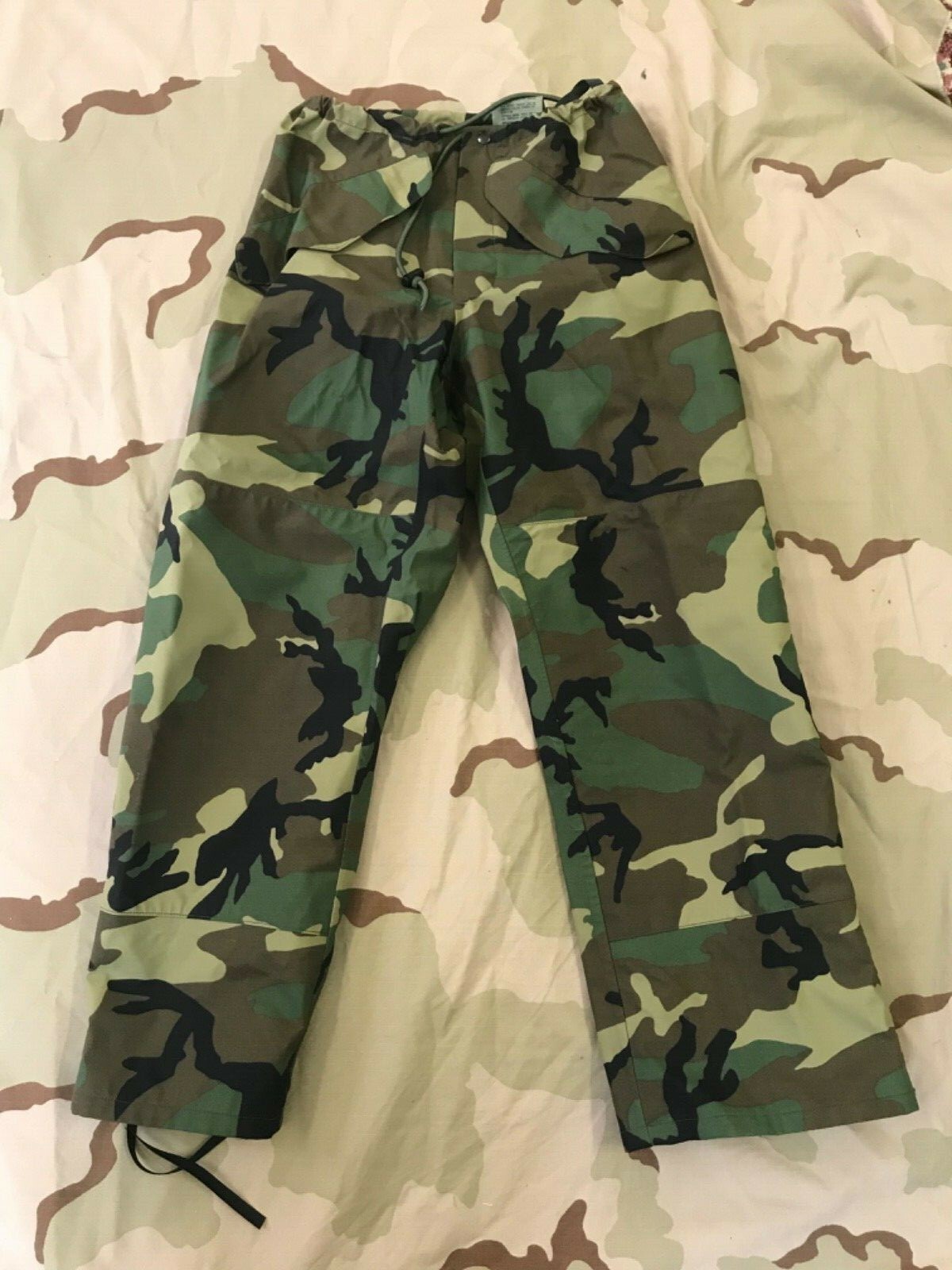 US GI ECW TROUSERS WOODLAND CAMO GORE-TEX BDU PANTS NSN 8415 US GI ECW TROUSERS WOODLAND CAMO GORE-TEX BDU PANTS NSN 8415