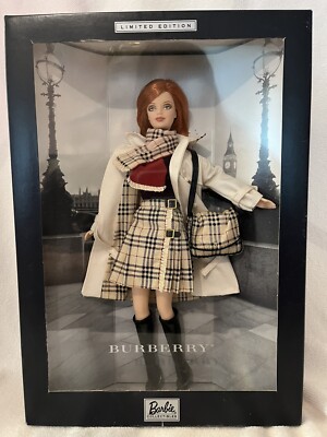 burberry limited edition barbie 2000 raincoat bag scarf no 29421 nrfb 293403956408
