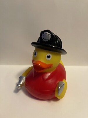 Fireman Duck RUBBER DUCKS DUCKY Duckies bath toy Jeep Cruise gift NYFD LAFD