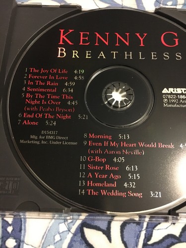 Kenny G 3 CD Lot (DC)