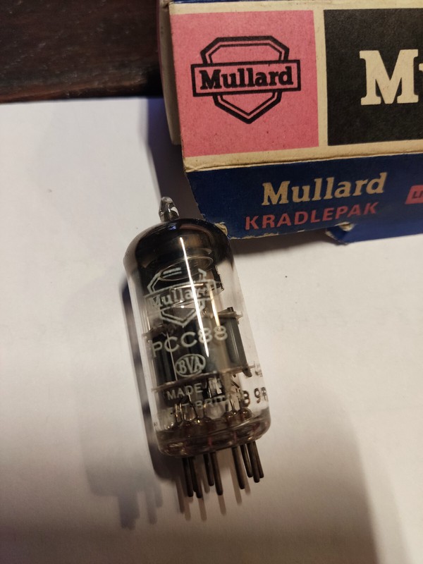 1x  Pcc88 -7dj8  Mullard   Test 100%