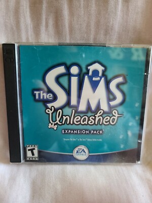 Shelf62g VINTAGE PC GAME/SOFTWARE~ The Sims unleashed expansion pack
