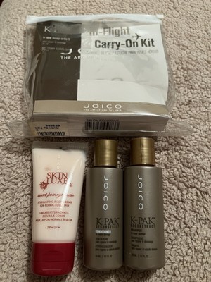 JOICO K-PAK 3 Pc carry on kit pomegranate crème & shampoo & conditioner 1.7oz Nu