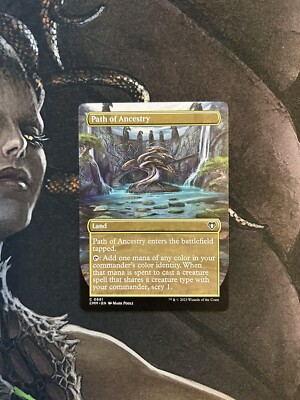 Path Of Ancestry Borderless Common Commander Masters MTG 661