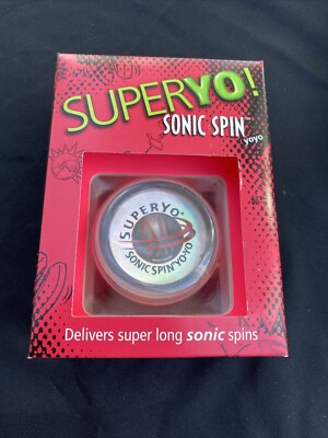 Superyo Sonic Hi Performance Spin Yo-Yo Yoyo Red. New In Package. 1999