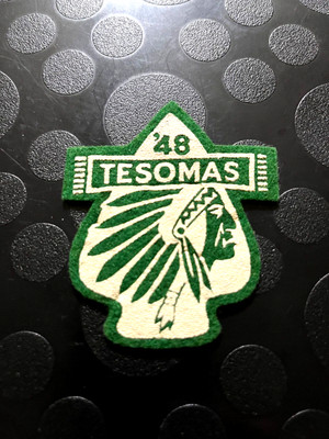 BSA 1948 TESOMAS FELT CAMP PATCH SAMOSET COUNCIL BV