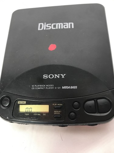Sony Discman Personal Compact Disc Player D-121 FOR PARTS
