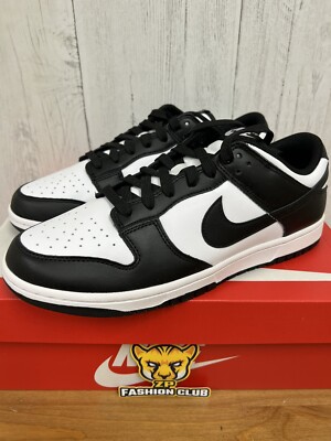 Nike Dunk Low Retro White Black Panda  WOMENS DD1503-101 MENS DD1391-100