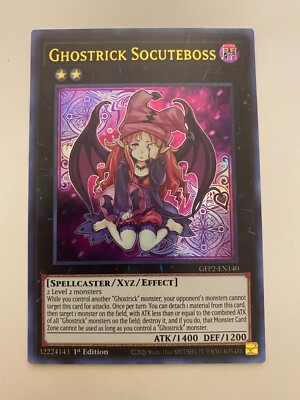 Ghostrick Socuteboss – GFP2-EN140 – Ultra Rare – 1st Edition Yu-Gi-Oh! Karte