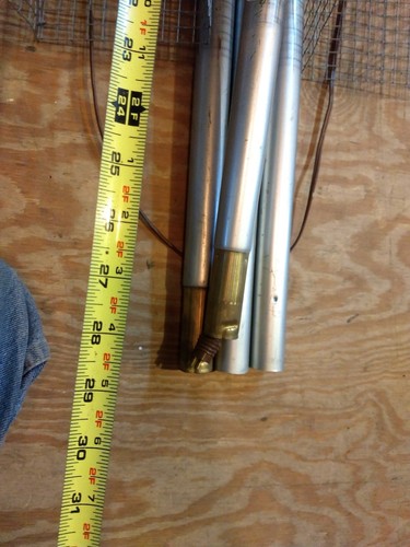 Vintage Mid Century 3 Light Tension Pole Lamp modern light shades industrial