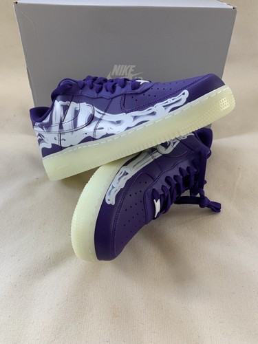 鯉太郎@lownslow Nike Air Force 1 Low '07 QS 'Purple Skeleton' - Size 11.5US