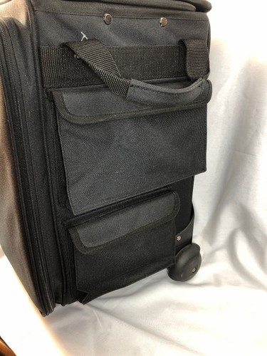 Scrapbook Rolling Travel Tote Crop in Style NA Navigator Crafts Black