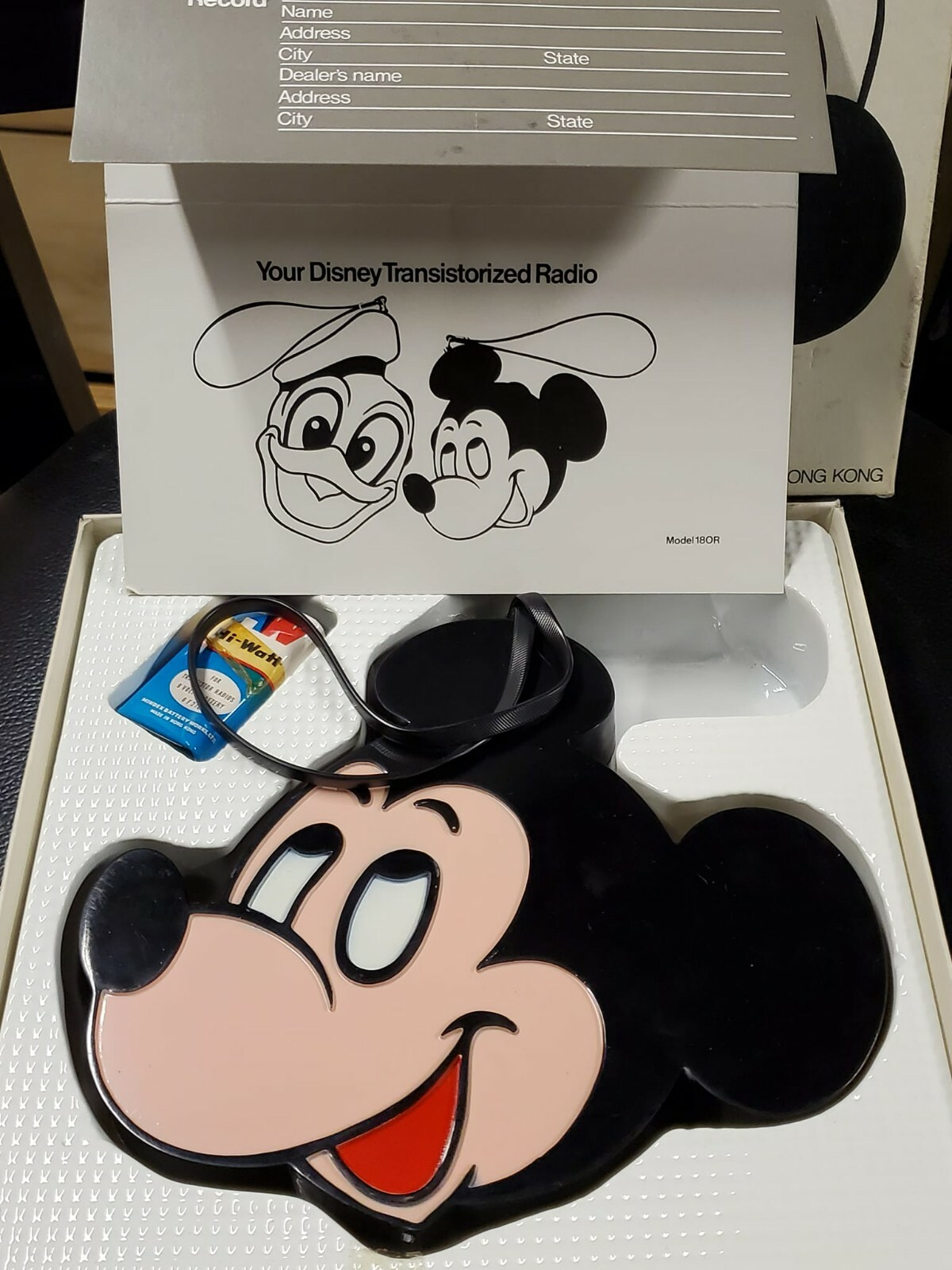 その他 Mickey's Executive Collection Radio VINTAGE DISNEY MICKEY MOUSE TRANSISTORIZED RADIO | eBay