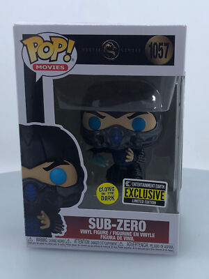 Funko POP! Games Mortal Kombat Sub-Zero #1057 Vinyl Figure DAMAGED BOX SEE PICS
