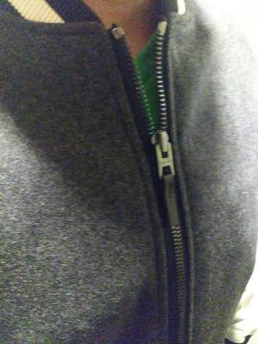 Pre-owned Coach Mens Wool Leather Varsity Jacket Heather Grey/chalk F86524 Msrp $ 695 In White