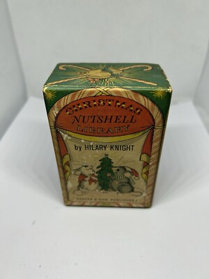 Nutshell Library Christmas Harper & Row Hilary Knight Set 4 Mini Books 1963