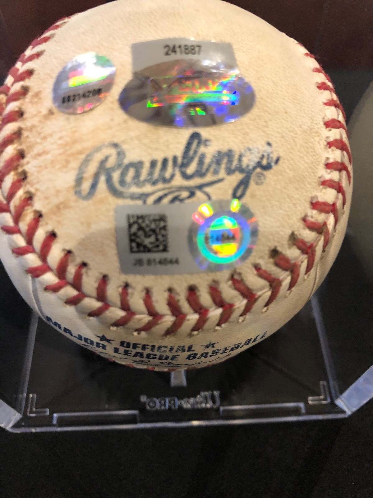 メッセージなどは Gary Sanchez Game Used Baseball Rookie Year Autographed Baseball 9