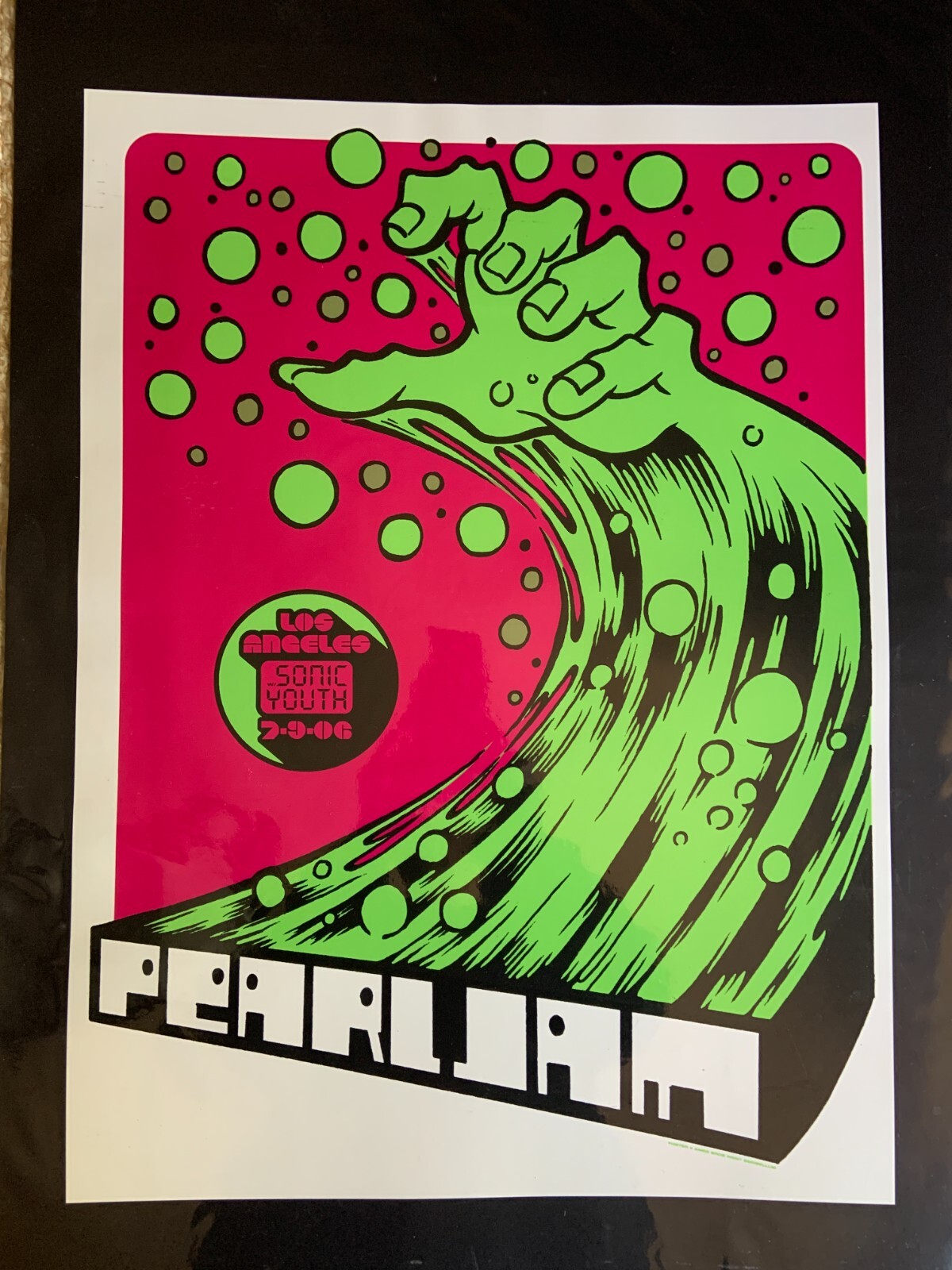 ★Jam's 様　オーダーページ　9/19 PEARL JAM CONCERT POSTER Los Angeles 2006 The Forum July 6 Ames