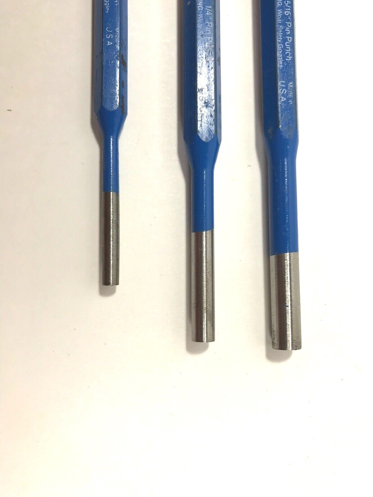 3 DASCO PRO PIN PUNCHES #590 5/16