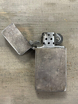 vintage Tiffany and Co zippo sterling silver lighter with monogram