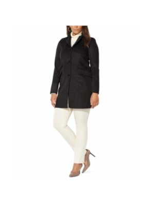 

RALPH LAUREN Женская Черная Зимняя Куртка Бушлат на Пуговицах, Черный, LW2523