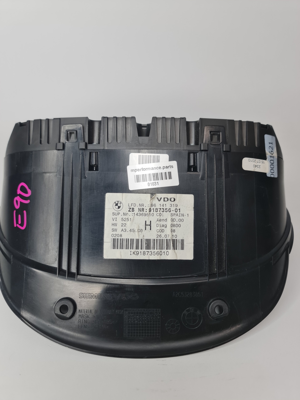 0 Bmw Speedometer Cluster Instrument KPH Fits 09-12 328i E90 OEM 9187356 01 image 5