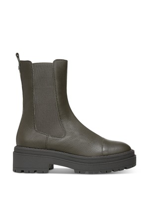 

SAM EDELMAN Женские Зеленые Кожаные Ботинки Резиновые Кепки на Платформе 1-1/2 дюйма, Размер 9 М, Зеленый, H8008L3