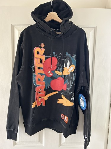 Starter X Looney Tunes Daffy Duck Vintage Hoodie - Size