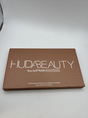 Huda Beauty Rose Gold Remastered Eyeshadow Palette New in Box