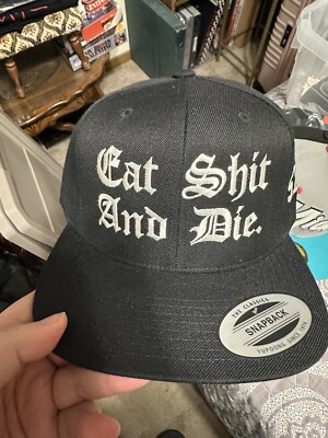 Scumbags & Superstars Eat Sh*t And Die Snapback Brand New 