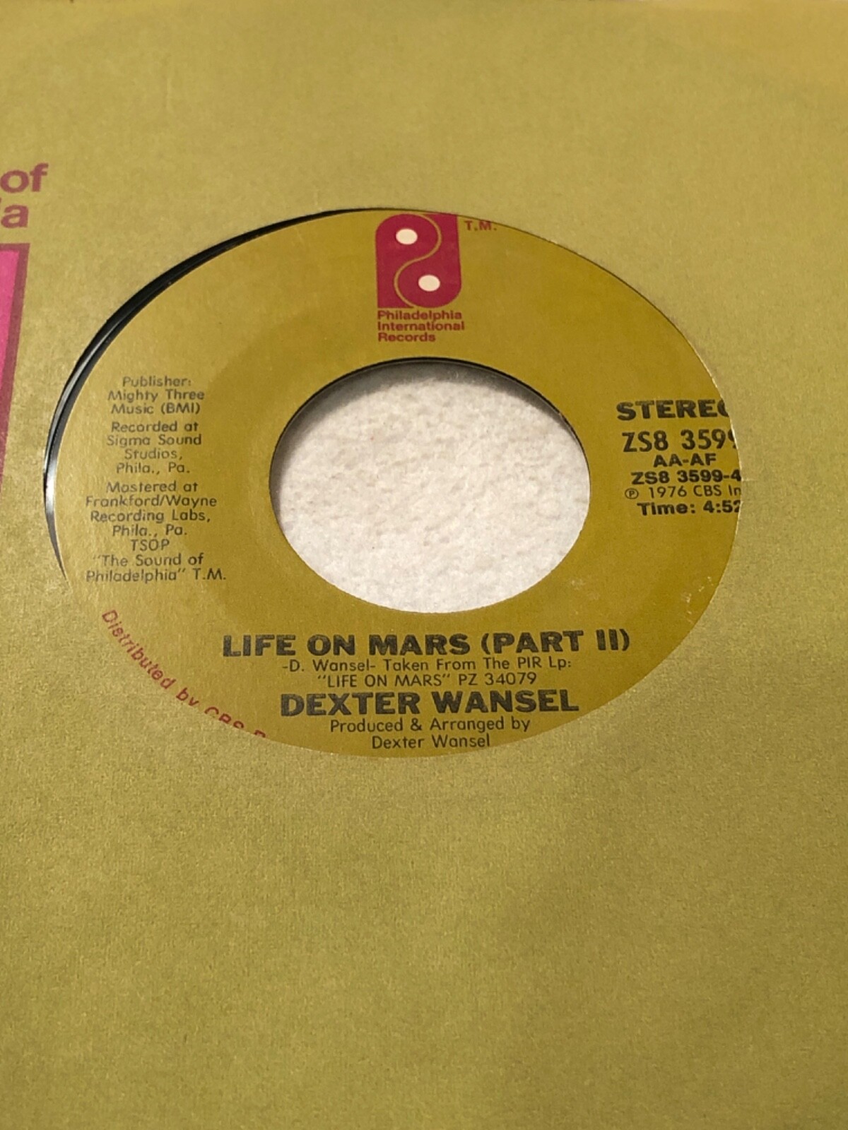 洋楽 DEXTER WANSEL/LIFE ON MARS (US LP) Dexter Wansel - Life On Mars - Limited 180-Gram Translucent