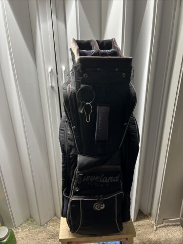 Cleveland Golf Stand Bag 7 Way Black. 3 Handles-no/ Shoulder