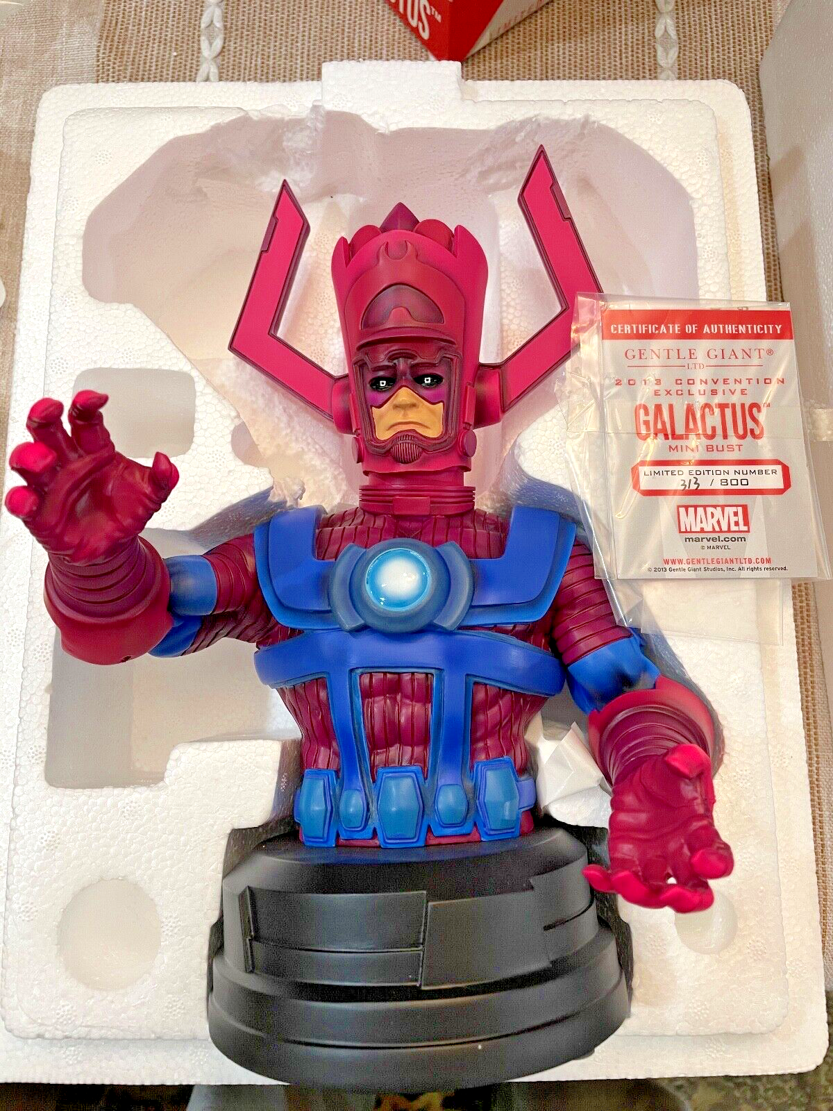 RARE 2013 SDCC Exclusive Gentle Giant Galactus Mini Bust 1/6 RARE 2013 SDCC Exclusive Gentle Giant Galactus Mini Bust 1/6