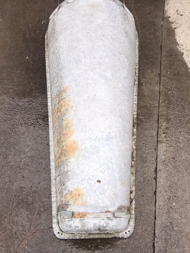 Antique Krauss Zinc Galvanized Bathtub