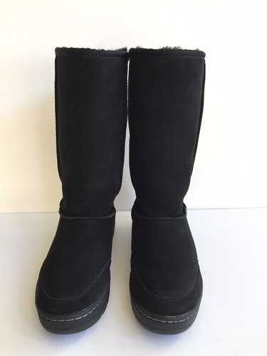 Pre-owned Ugg Ultra Tall Revival Tasman Braid Black Leather Boot Us 5 / Eu 36 / Uk 3
