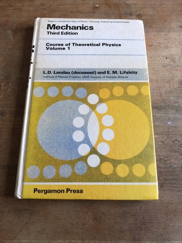 HARDBACK. Mechanics 3E. Landau & Lifshitz. Course Theo… Physics Vol 1. Hardback HARDBACK. Mechanics 3E. Landau & Lifshitz. Course Theo… Physics Vol 1. Hardback