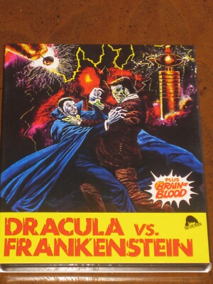 DRACULA vs. FRANKENSTEIN w/Limited Ed Slipcover (1973) (Blu-Ray) SEVERIN - NEW!!