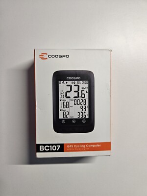 COOSPO Bike Computer Wireless GPS Cycling Computer GPS Bike Tracker NEW/open box