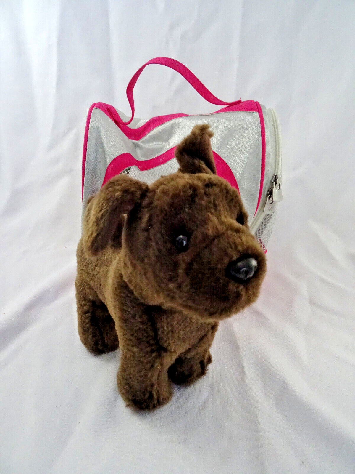 AMERICAN GIRL DOLL Chocolate Lab Labrador Retriever Puppy Dog Pet Travel Carrier