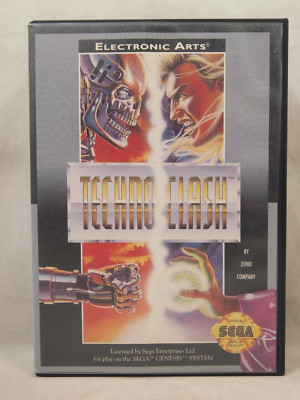 Techno Clash Case (SEGA Genesis) Authentic BOX ONLY