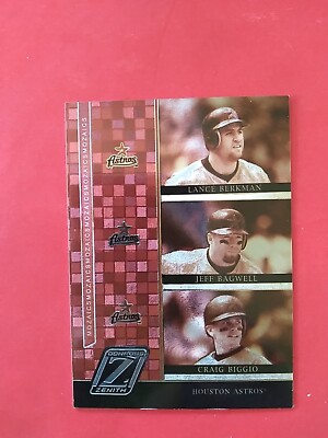 2005 Donruss Zenith - Mozaics #M-10 Jeff Bagwell, Craig Biggio, Lance Berkman