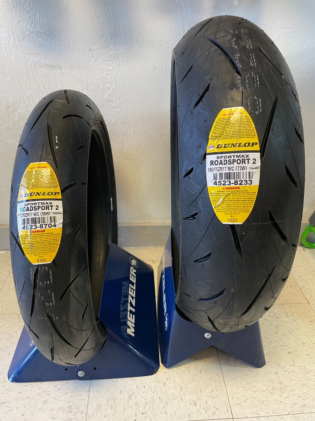 DUNLOP Sportmax Roadsport 2 タイヤ 前後セット