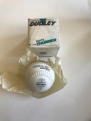 SOFTBALL THUNDER DUDLEY OFFICIAL-COR.50 WT-12-ND, LEATHER! BRAND NEW WITH BOX!