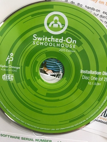 Switched on Schoolhouse, free shipping, 8th grade 4 subjects AOP Free shipping