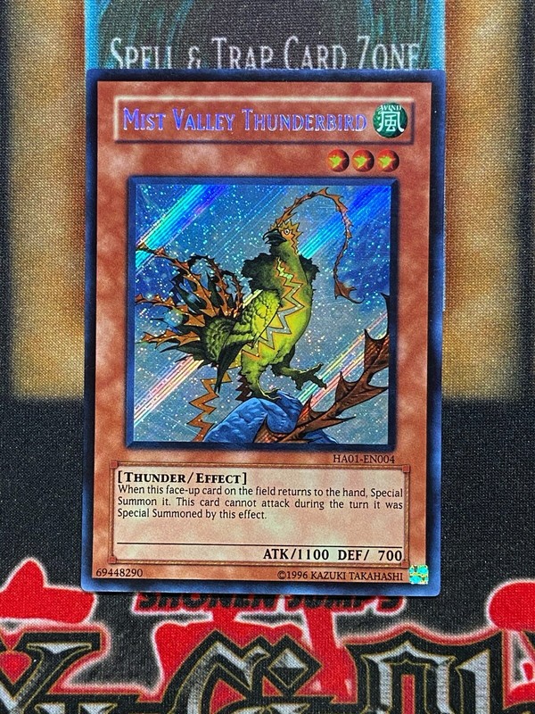 Yugioh Mist Valley Thunderbird HA01-EN004 Secret Rare NM | eBay