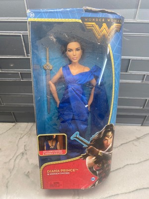  Mattel DC Wonder Woman Diana Prince & Hidden Sword Doll, 12'' - NEW NRFB