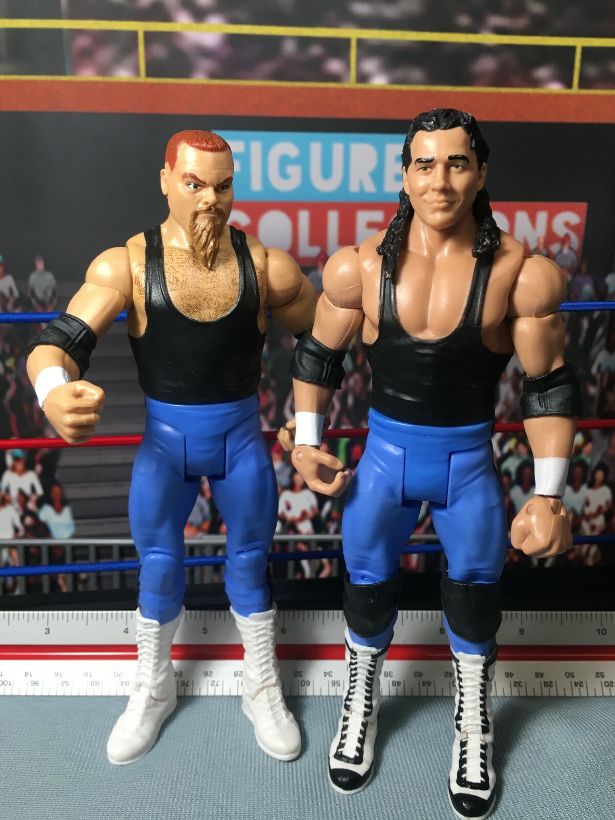スポーツ WWE Hart Foundation Action Figure 2-Pack WWE Coliseum Collection Hart Foundation Action Figure 2-Pack